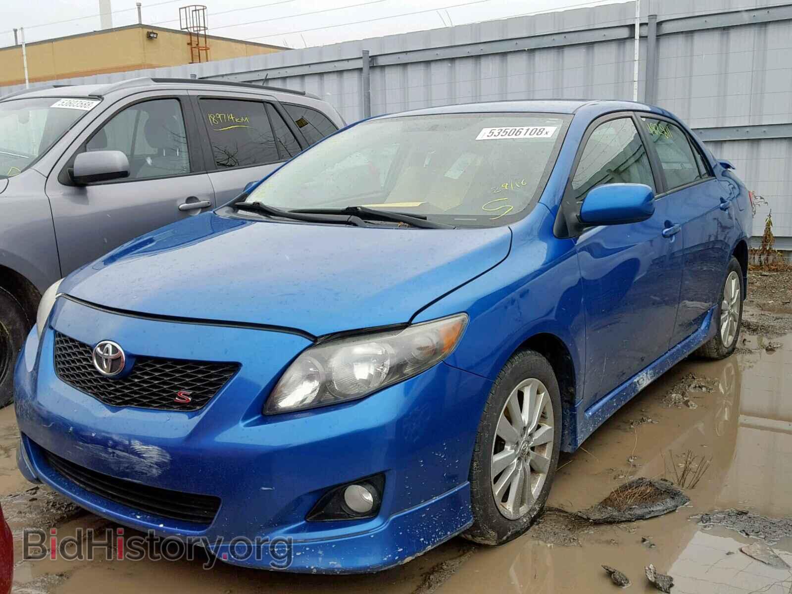 2009 TOYOTA COROLLA BA - VIN: 2T1BU40E09C180521 - Фото 2