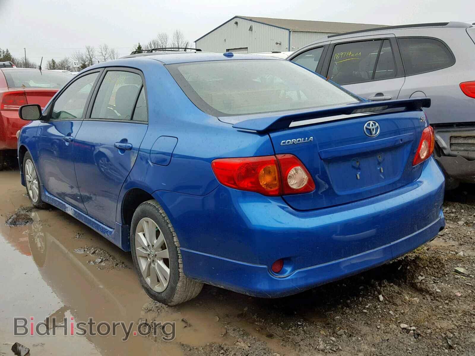 2009 TOYOTA COROLLA BA - VIN: 2T1BU40E09C180521 - Фото 3