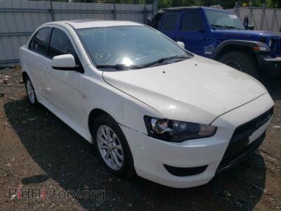 2014 Mitsubishi LANCER Lancer ES/, white — VIN JA32U2FU2EU010045, Copart