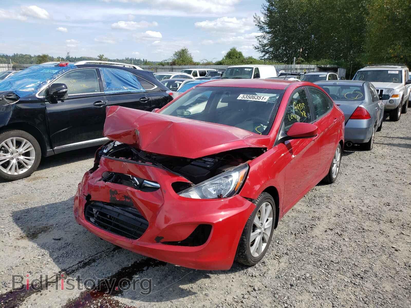 2013 HYUNDAI ACCENT - VIN: KMHCU4AE5DU442818 - Фото 2