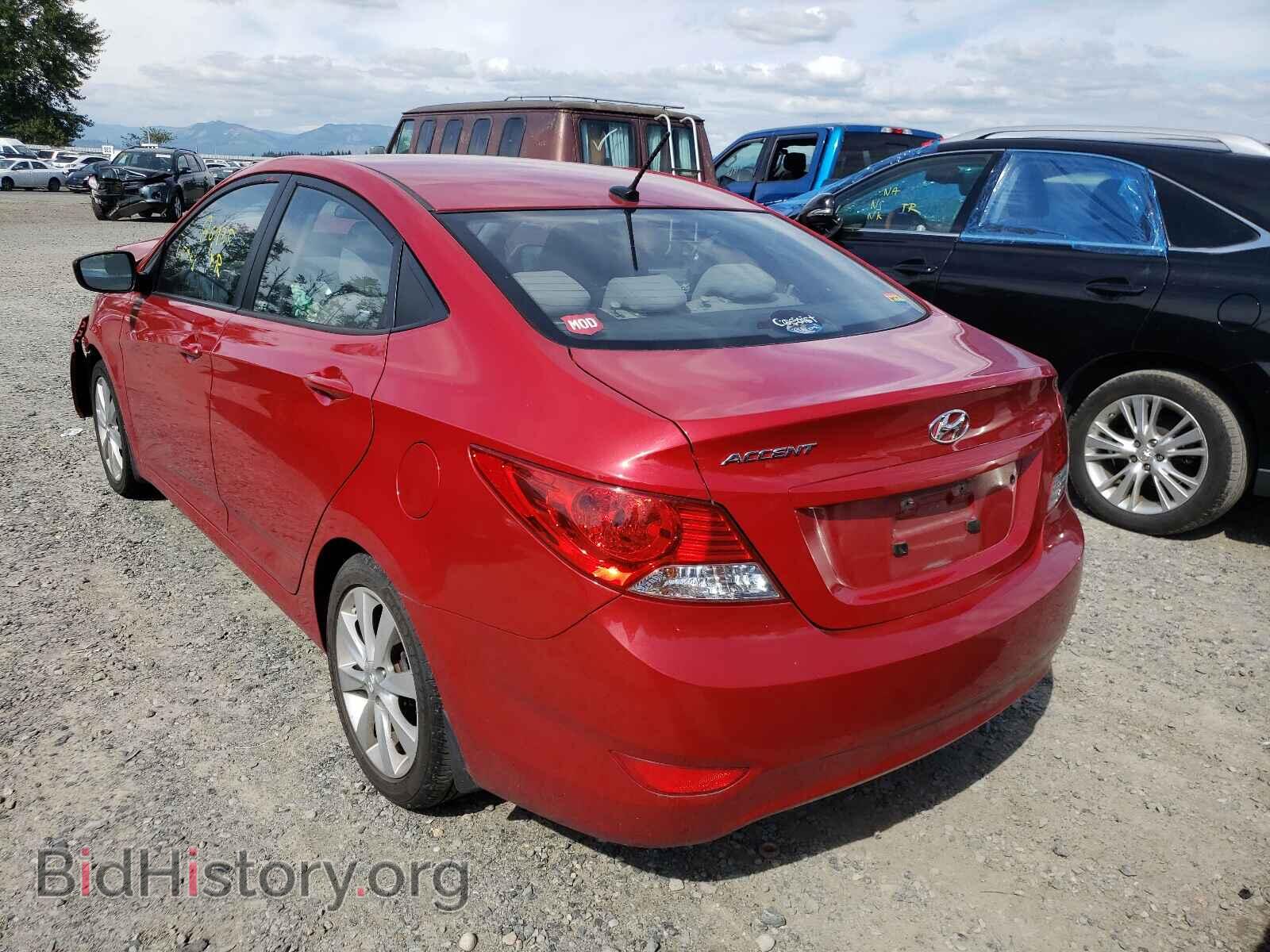 2013 HYUNDAI ACCENT - VIN: KMHCU4AE5DU442818 - Фото 3