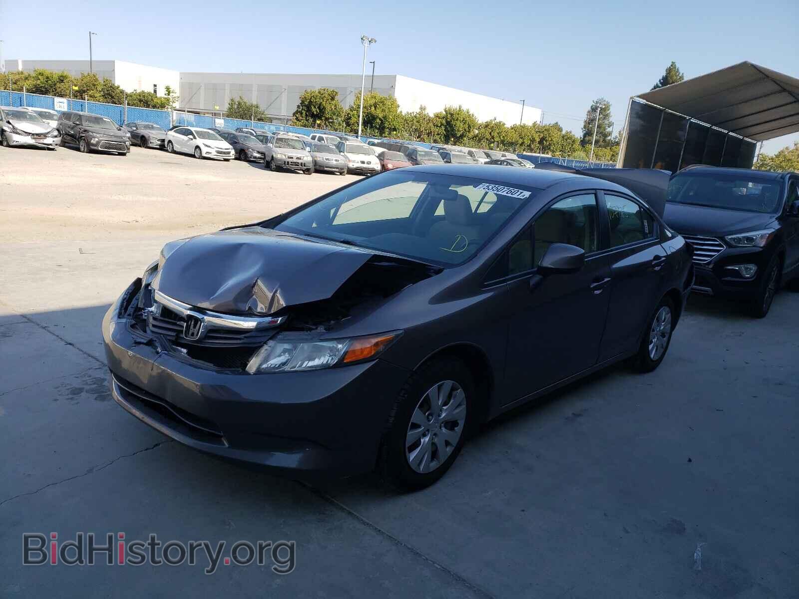 2012 HONDA CIVIC - VIN: 19XFB2F58CE370644 - Фото 2