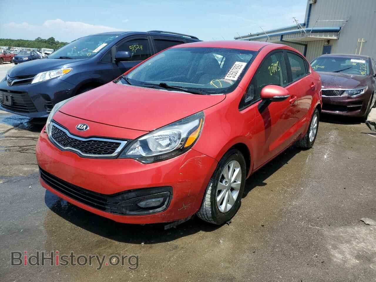 2013 KIA RIO - VIN: KNADN4A30D6227076 - Фото 2