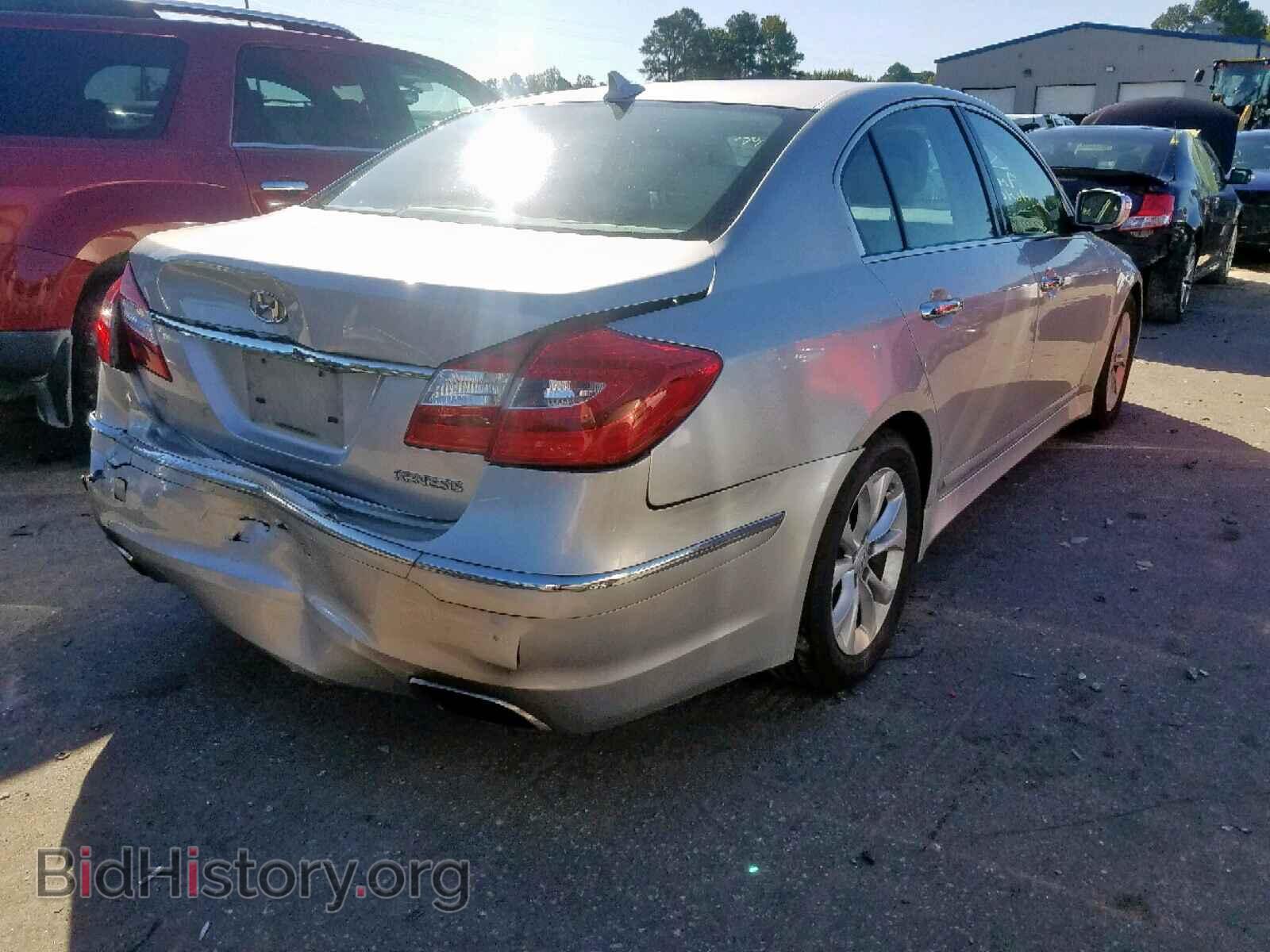 2012 HYUNDAI GENESIS - VIN: KMHGC4DD5CU184502 - Фото 4