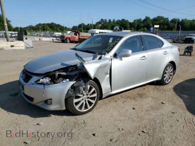 2007 Lexus IS IS 250, серебристый — VIN JTHCK262272013809, Copart