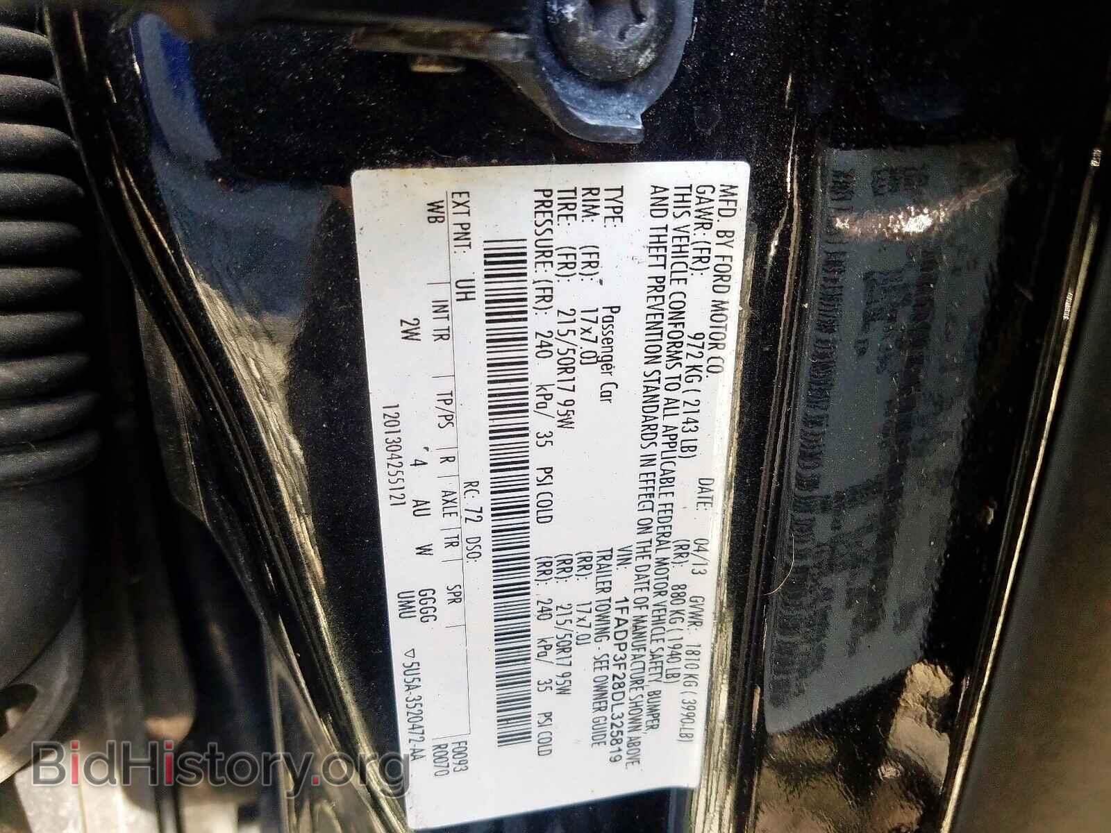 2013 FORD FOCUS SE - VIN: 1FADP3F28DL325819 - Фото 10