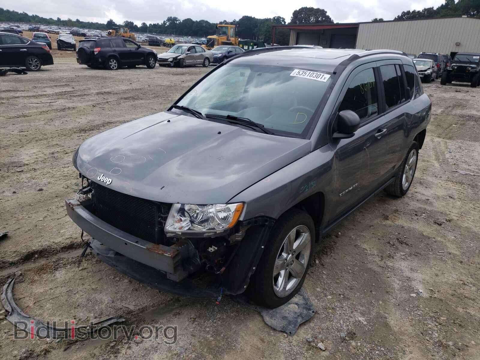 2012 JEEP COMPASS - VIN: 1C4NJDCB6CD638127 - Фото 2