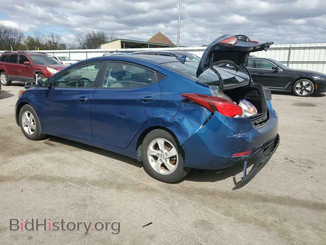 2014 HYUNDAI ELANTRA - VIN: KMHDH4AE0EU091620 - Фото 2