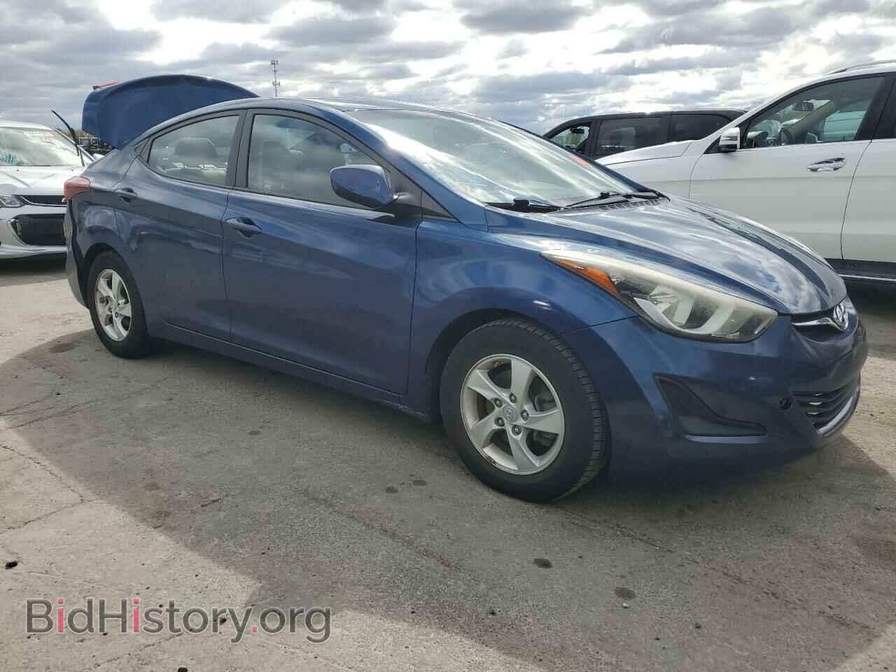 2014 HYUNDAI ELANTRA - VIN: KMHDH4AE0EU091620 - Фото 4