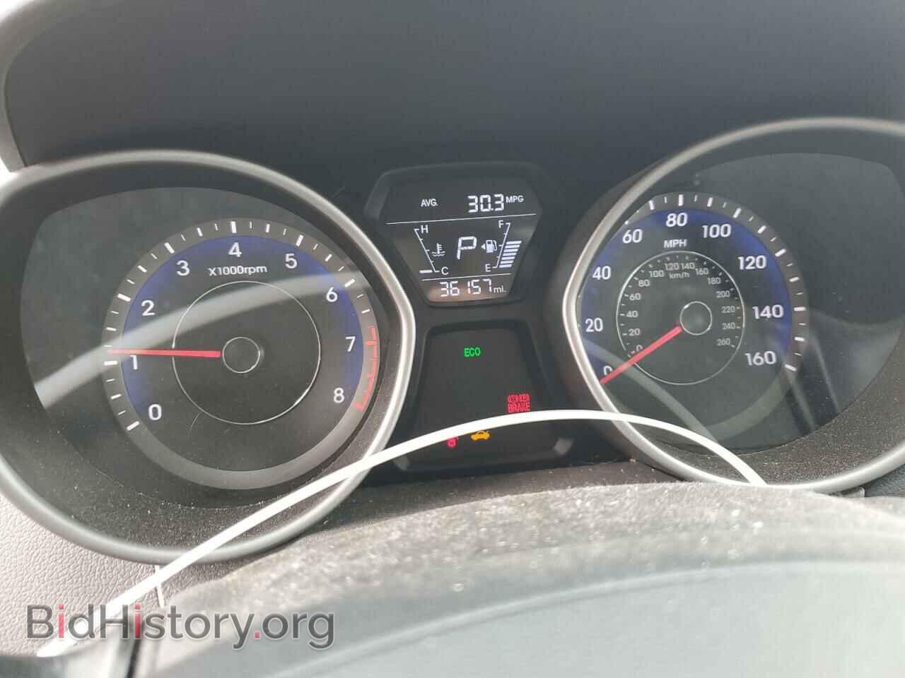 2014 HYUNDAI ELANTRA - VIN: KMHDH4AE0EU091620 - Фото 9