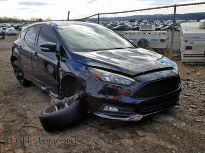 2016 Ford FOCUS Focus ST, black — VIN 1FADP3L98GL279270, Copart