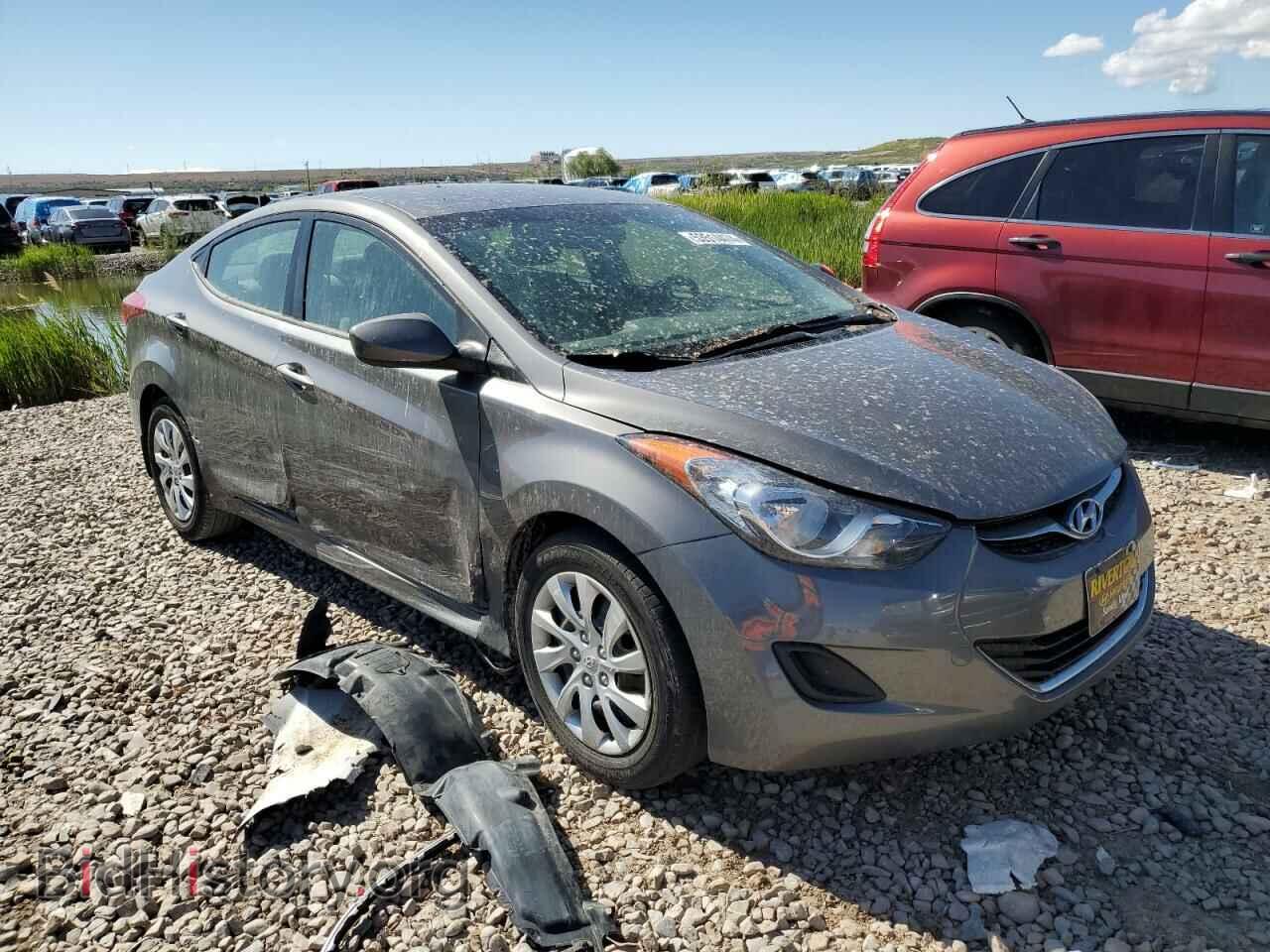 2012 HYUNDAI ELANTRA - VIN: 5NPDH4AE4CH106244 - Фото 4