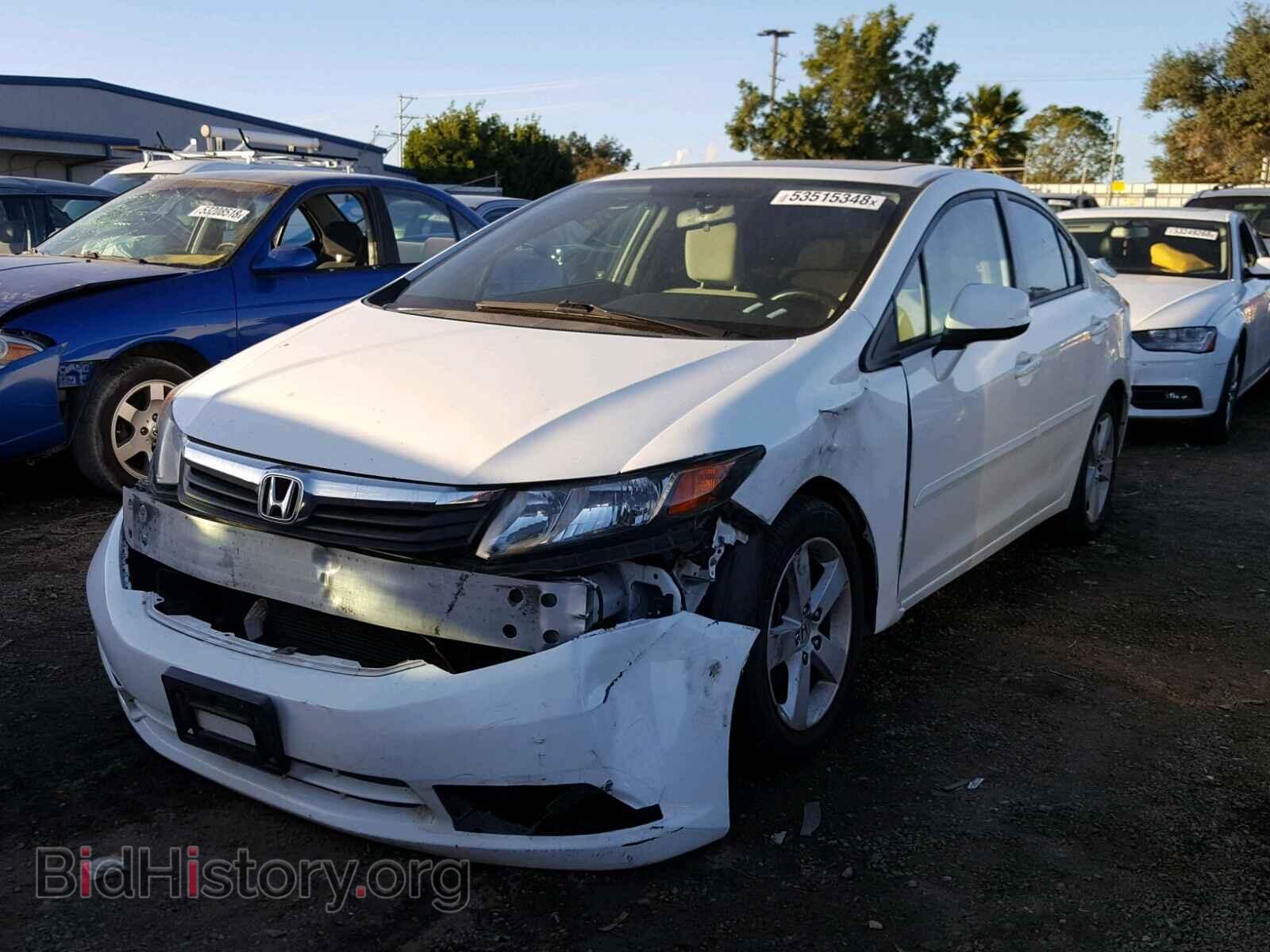2012 HONDA CIVIC - VIN: 2HGFB2F85CH508205 - Photo 2