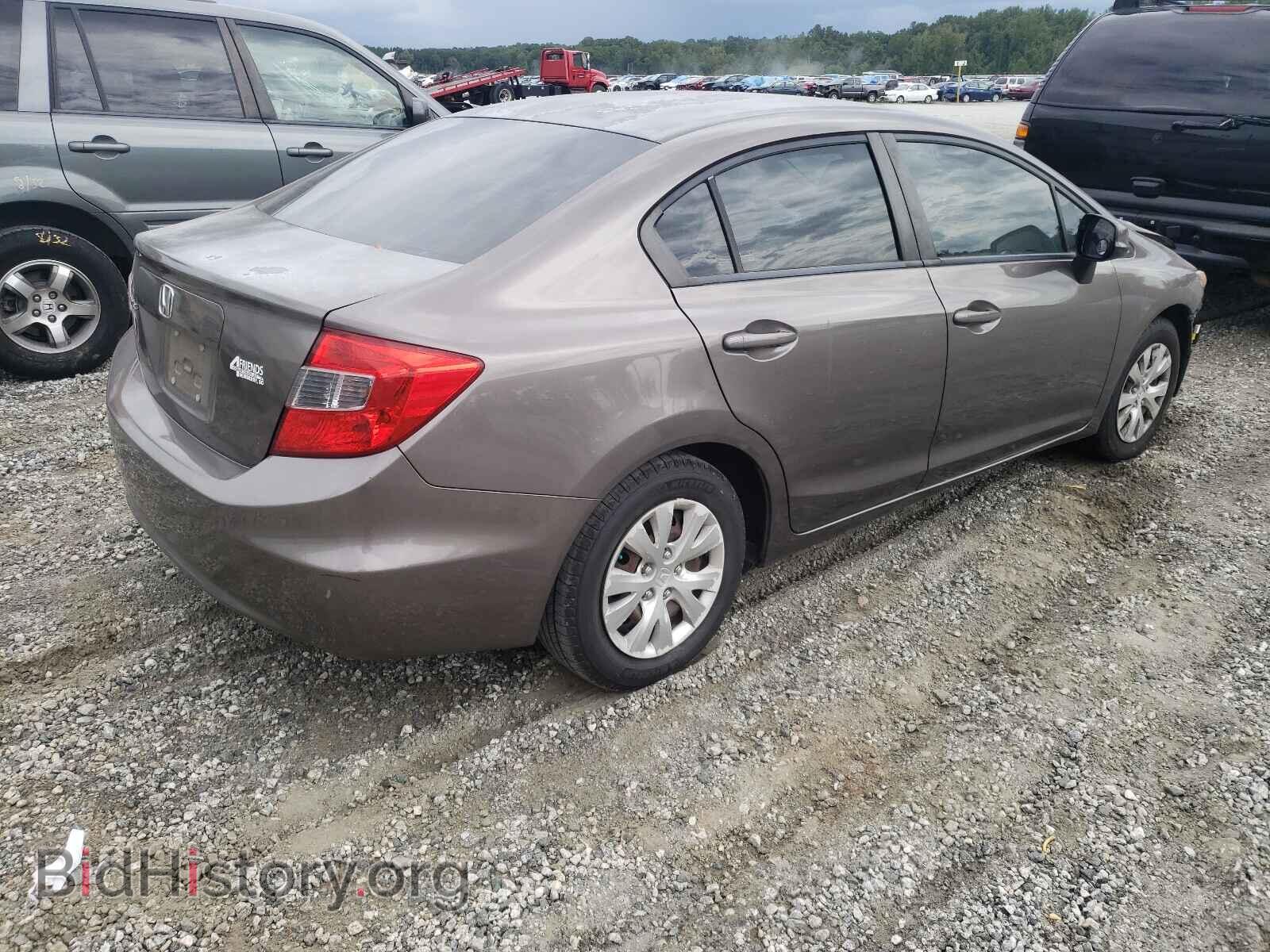 2012 HONDA CIVIC - VIN: 2HGFB2F55CH591950 - Фото 4