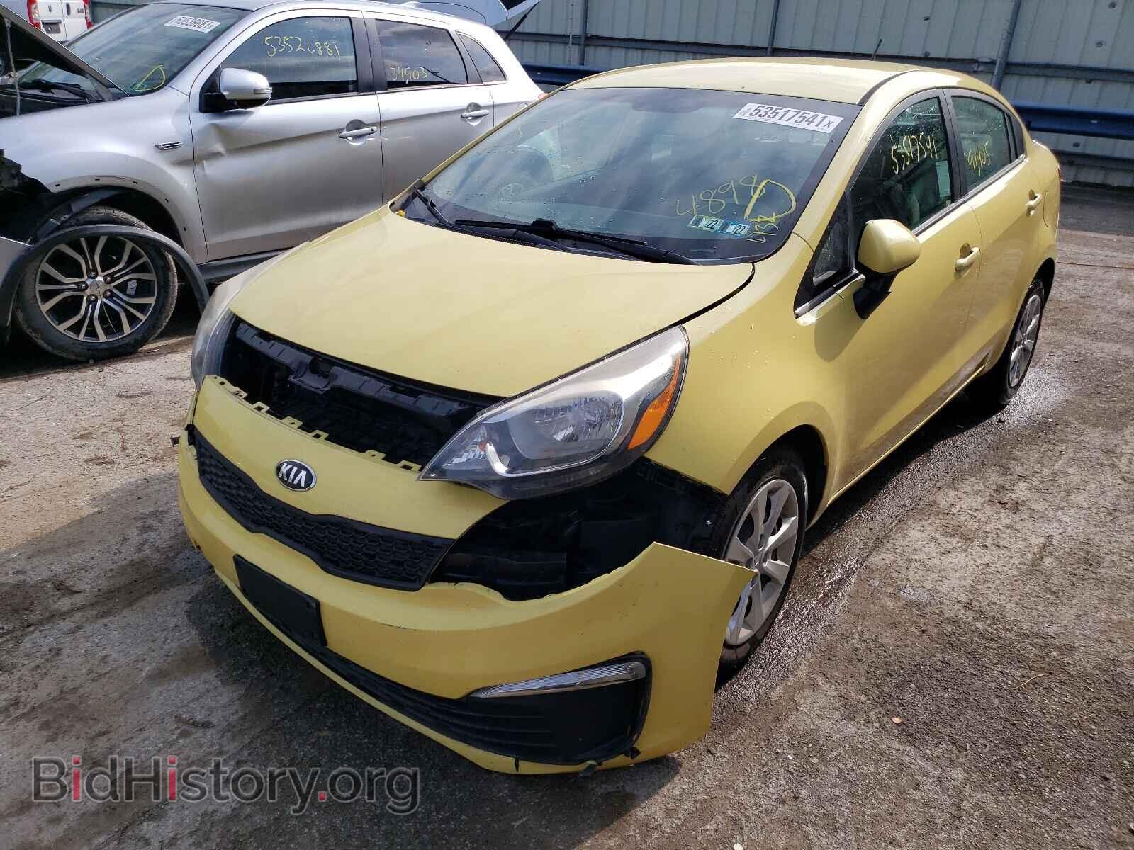 2016 KIA RIO - VIN: KNADM4A32G6574898 - Фото 2