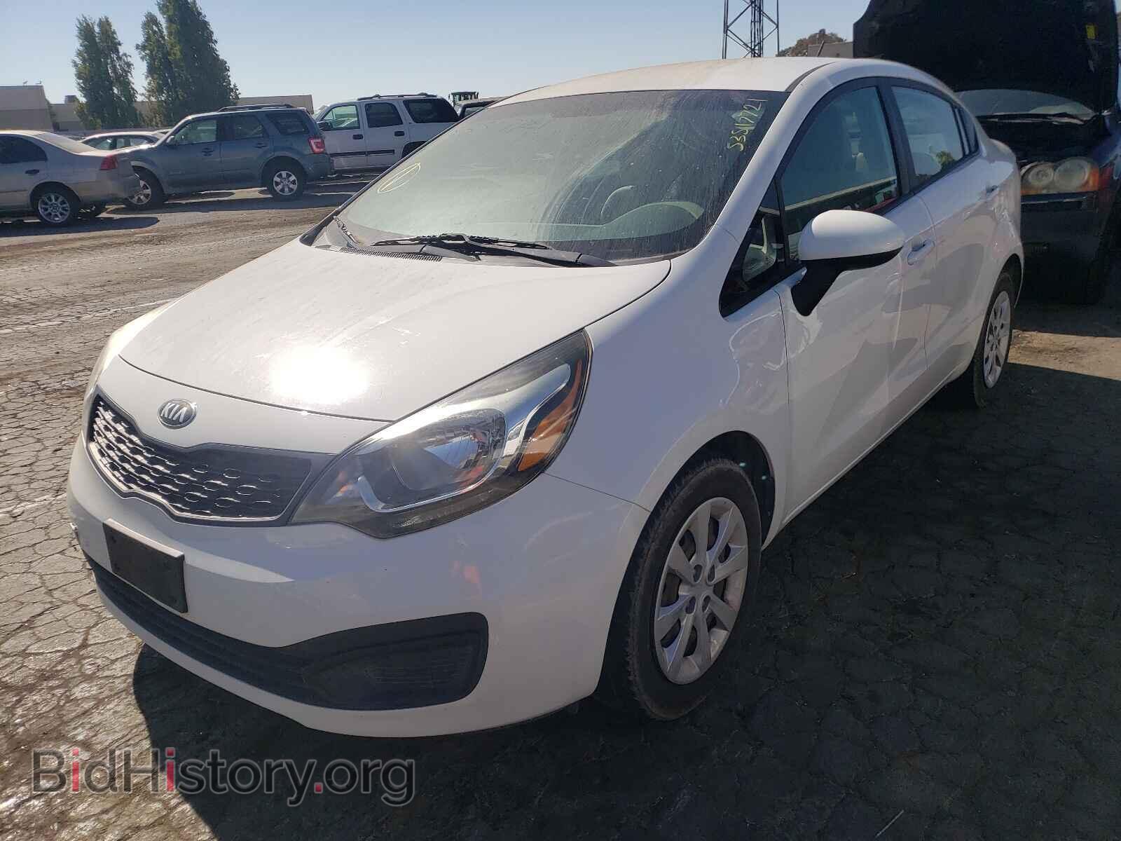 2013 KIA RIO - VIN: KNADM4A33D6141117 - Фото 2