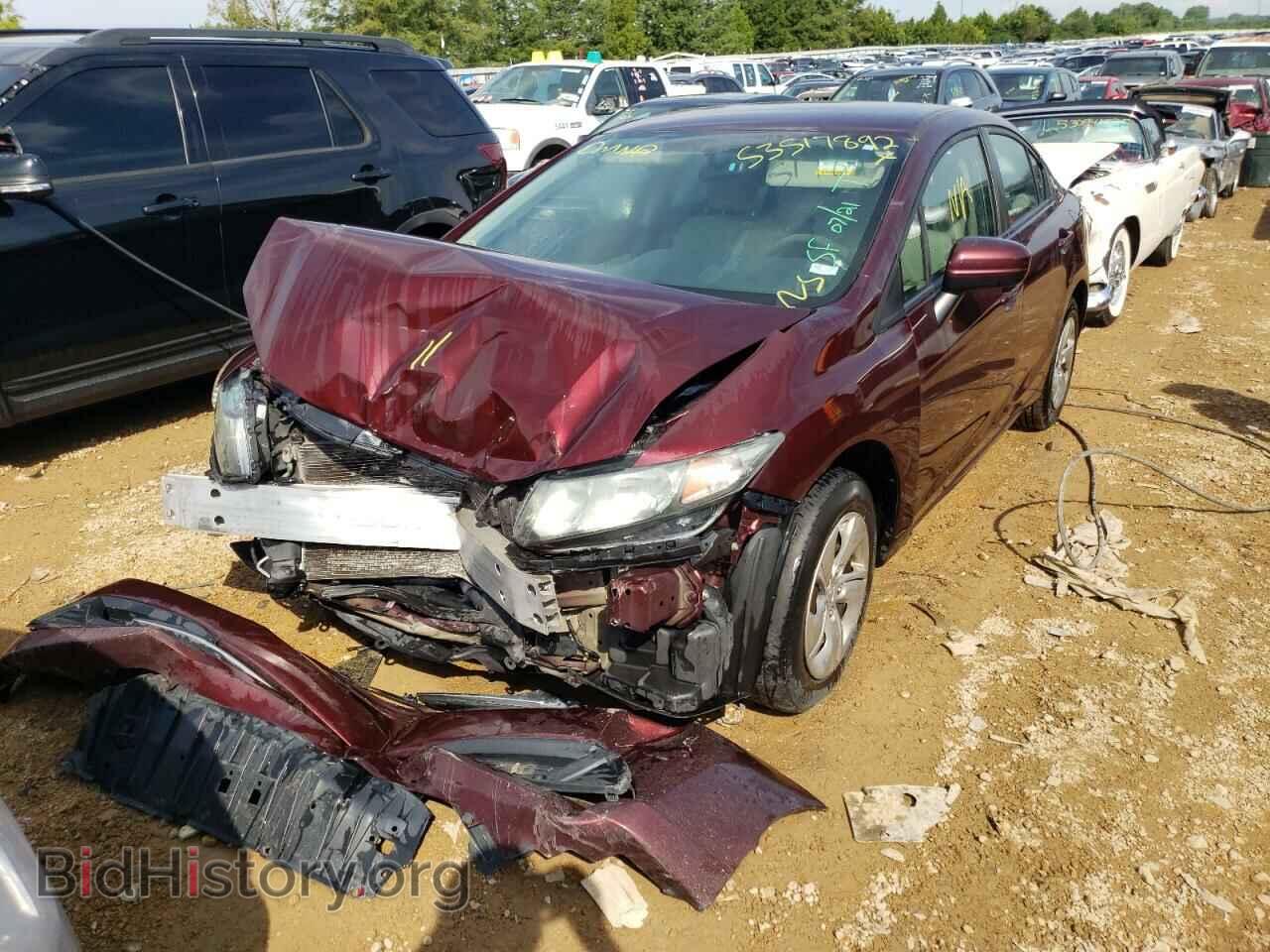 2014 HONDA CIVIC - VIN: 19XFB2F55EE013344 - Фото 2