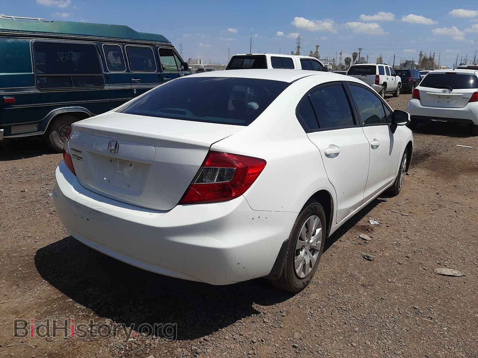 2012 HONDA CIVIC - VIN: 2HGFB2F59CH605221 - Фото 4