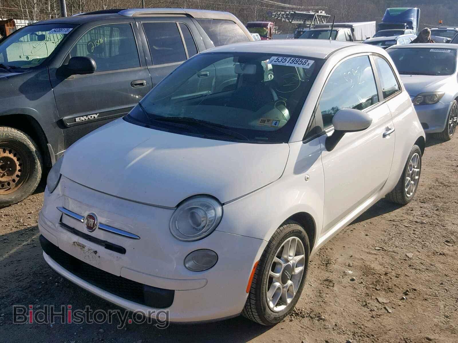 2012 FIAT 500 - VIN: 3C3CFFAR2CT124780 - Фото 2