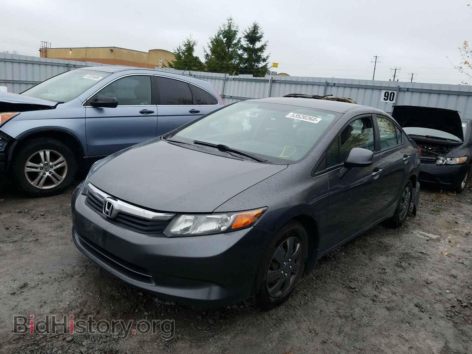 2012 HONDA CIVIC - VIN: 2HGFB2F48CH039222 - Фото 2