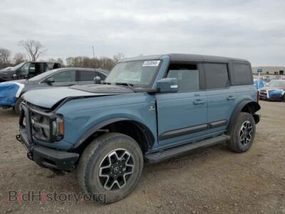 2023 Ford BRONCO Base, blue — VIN 1FMEE5BP0PLA97607, Copart