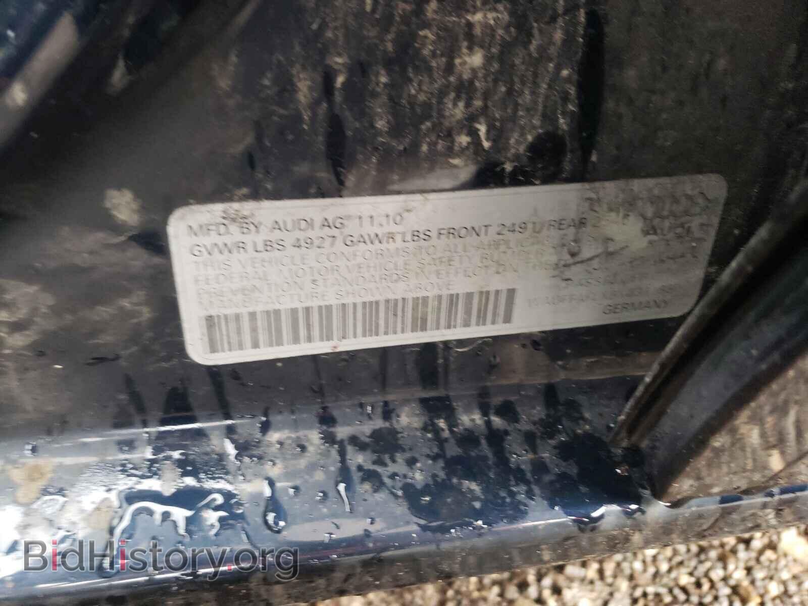 2011 AUDI A4 - VIN: WAUFFAFLXBN031288 - Фото 10
