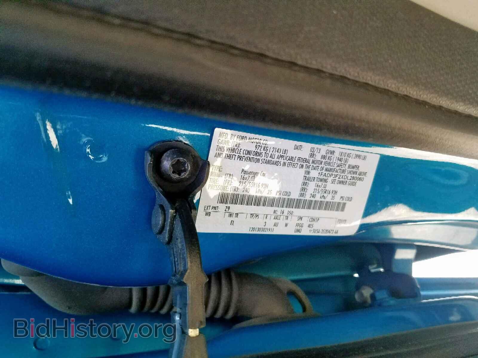 2013 FORD FOCUS SE - VIN: 1FADP3F2XDL280060 - Фото 10