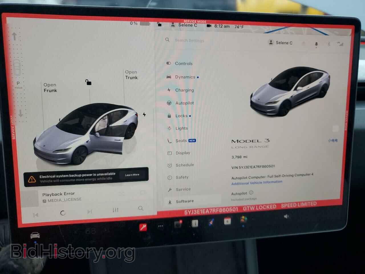 2024 TESLA MODEL 3 - VIN: 5YJ3E1EA7RF860501 - Photo 9