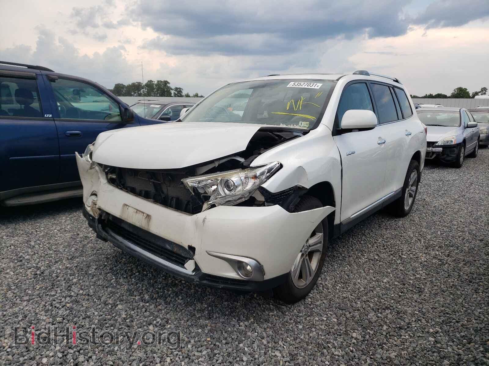 2012 TOYOTA HIGHLANDER - VIN: 5TDDK3EHXCS158116 - Фото 2