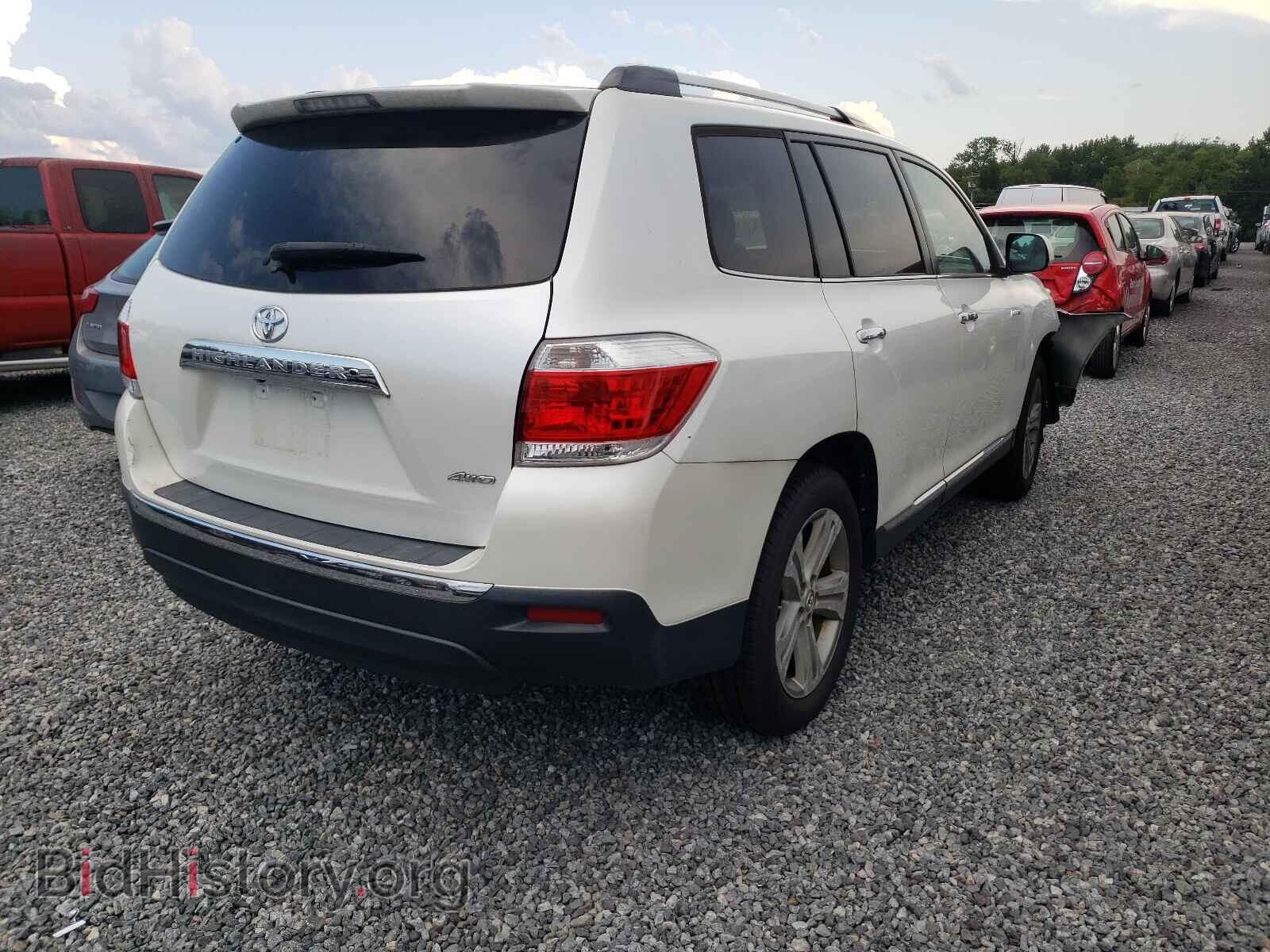 2012 TOYOTA HIGHLANDER - VIN: 5TDDK3EHXCS158116 - Фото 4