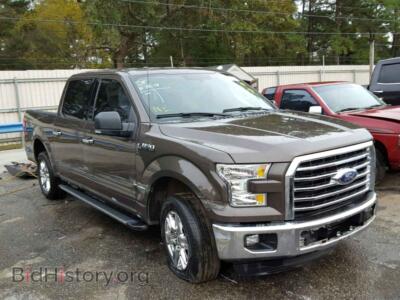 2015 Ford F150 SUPER, коричневый — VIN 1FTEW1CP9FFC67663, Copart