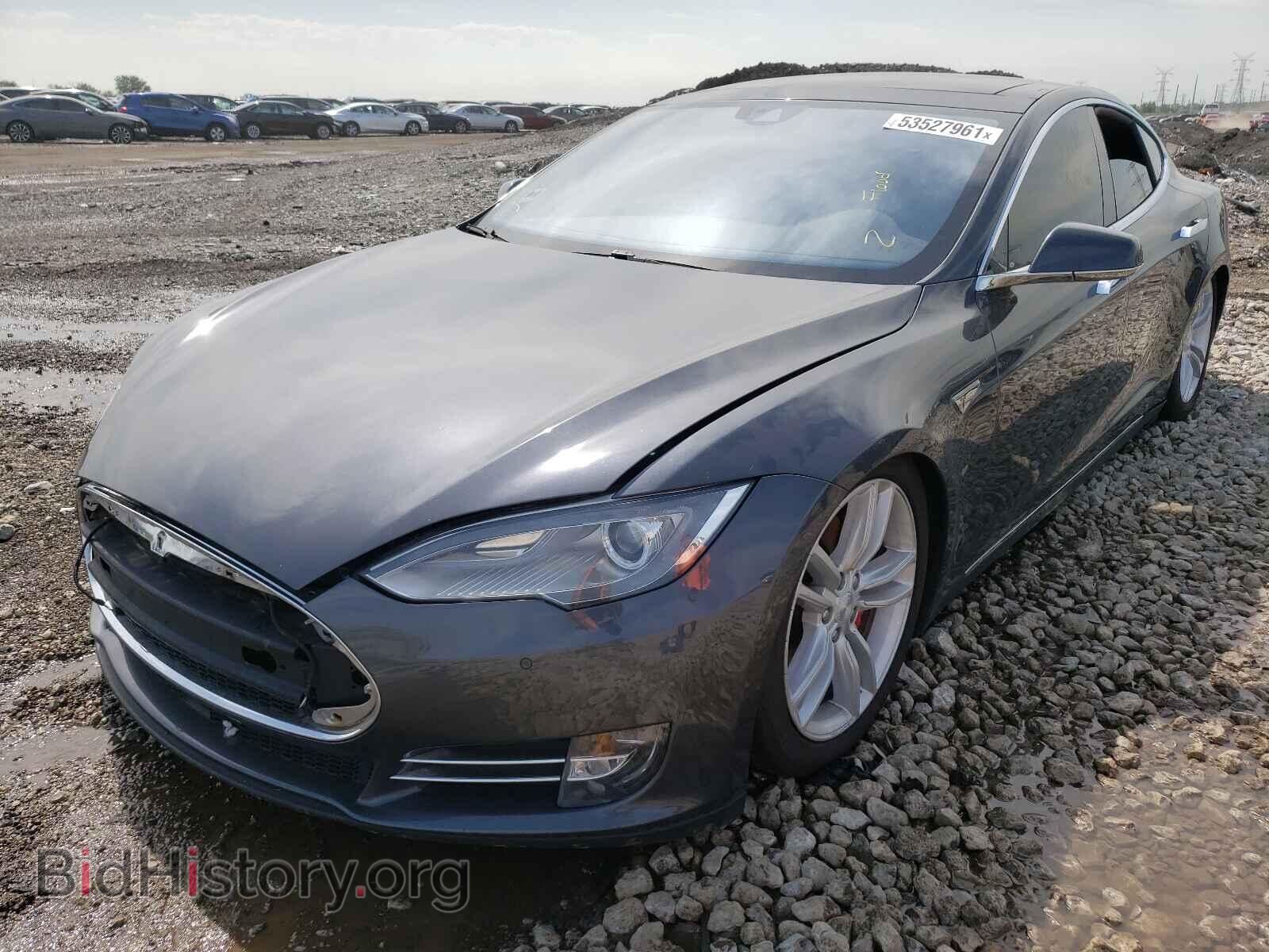 2015 TESLA MODEL S - VIN: 5YJSA1E46FF106101 - Фото 2