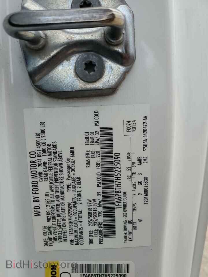 2017 FORD ALL Models - VIN: 1FA6P8TH7H5225090 - Photo 12