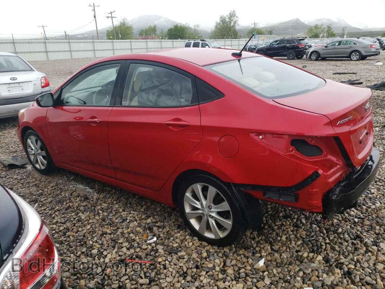 2014 HYUNDAI ACCENT - VIN: KMHCU4AE7EU767486 - Фото 2