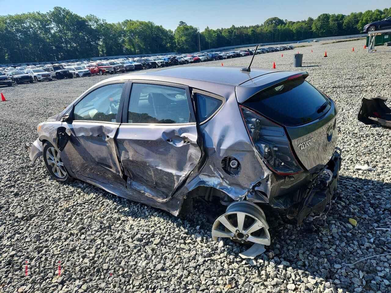 2014 HYUNDAI ACCENT - VIN: KMHCU5AEXEU151173 - Фото 2