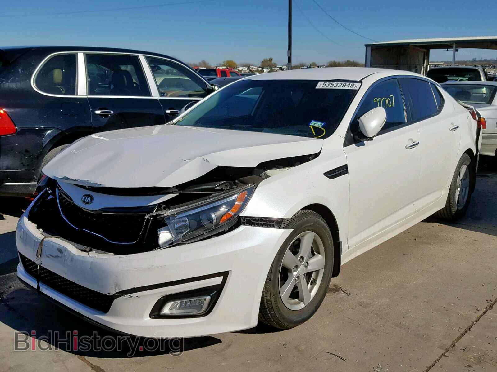 2015 KIA OPTIMA - VIN: KNAGM4A72F5547432 - Фото 2