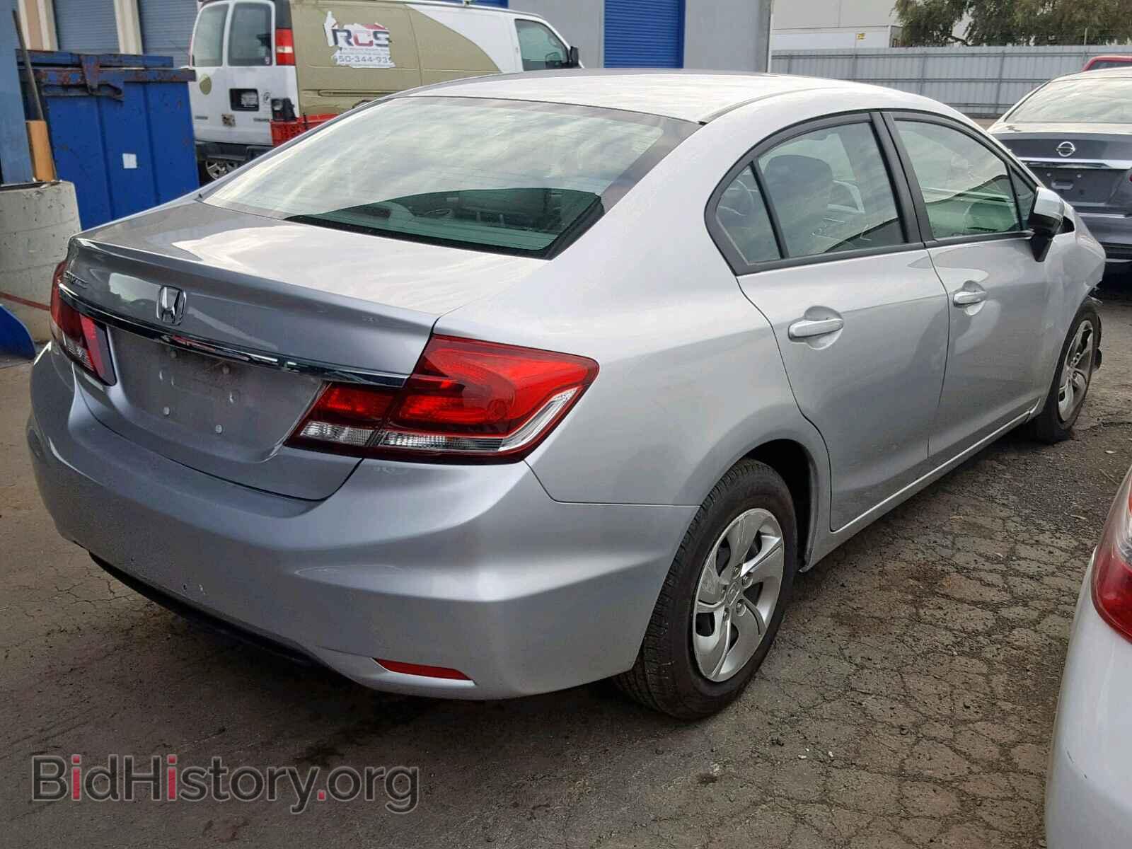 2014 HONDA CIVIC LX - VIN: 19XFB2F5XEE209540 - Фото 4