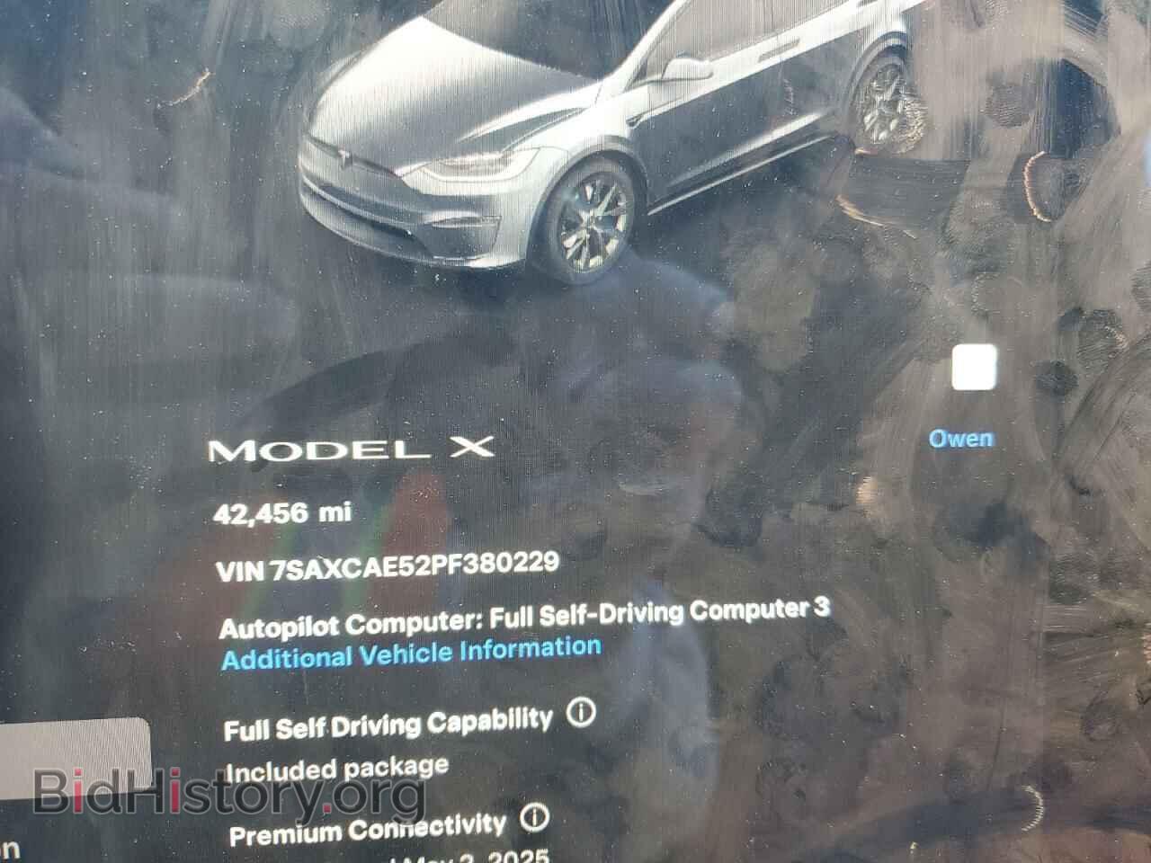 2023 TESLA MODEL X - VIN: 7SAXCAE52PF380229 - Photo 9