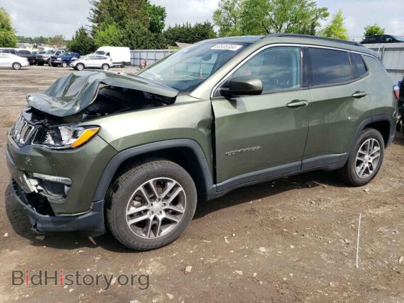 2020 Jeep COMPASS Latitude (VIN 3C4NJDBB8LT125473) — photo 1 of 13, Copart, damage: front end