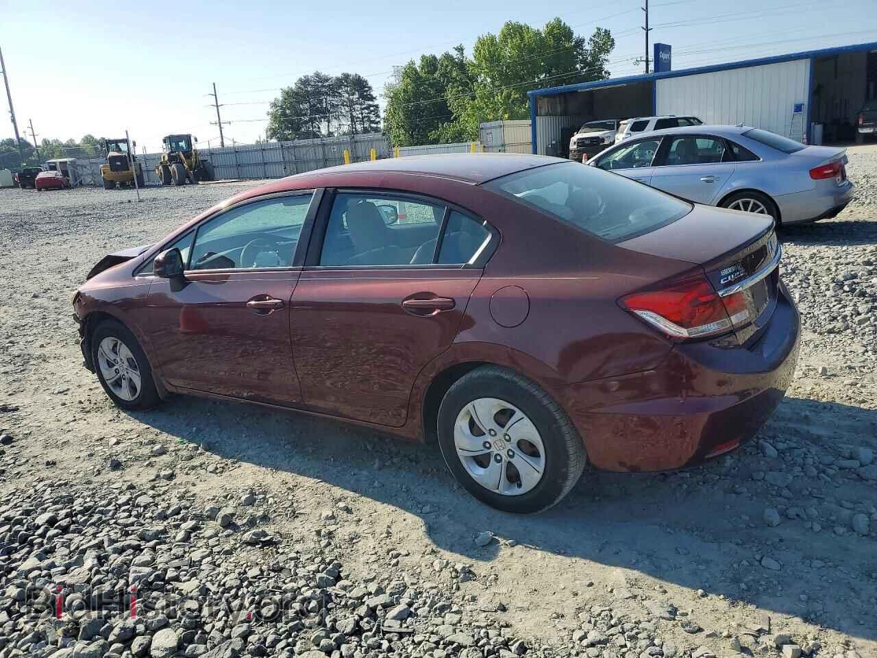 2013 HONDA CIVIC - VIN: 2HGFB2F50DH599732 - Фото 2