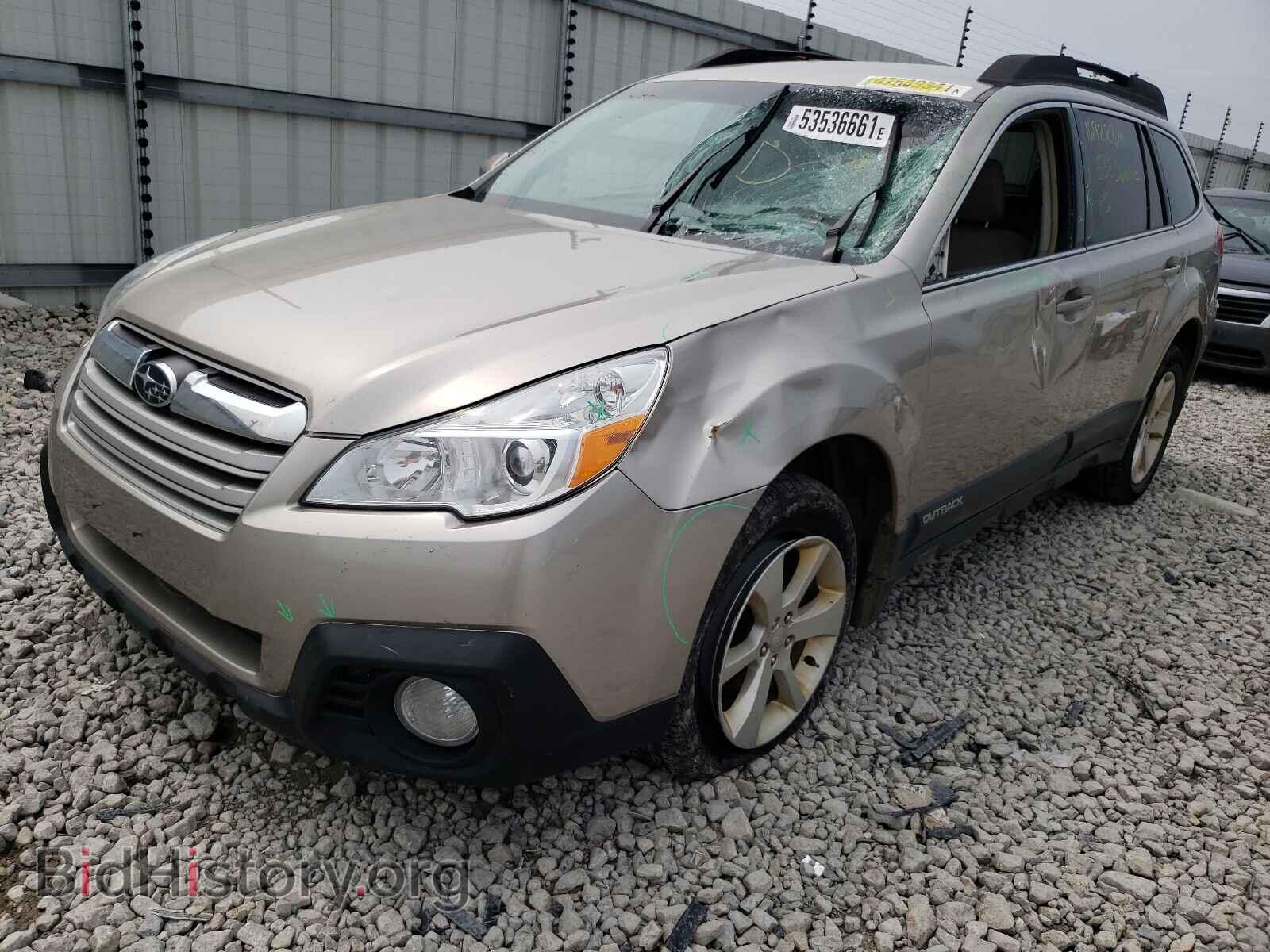 2014 SUBARU OUTBACK - VIN: 4S4BRBCC1E3216280 - Фото 2