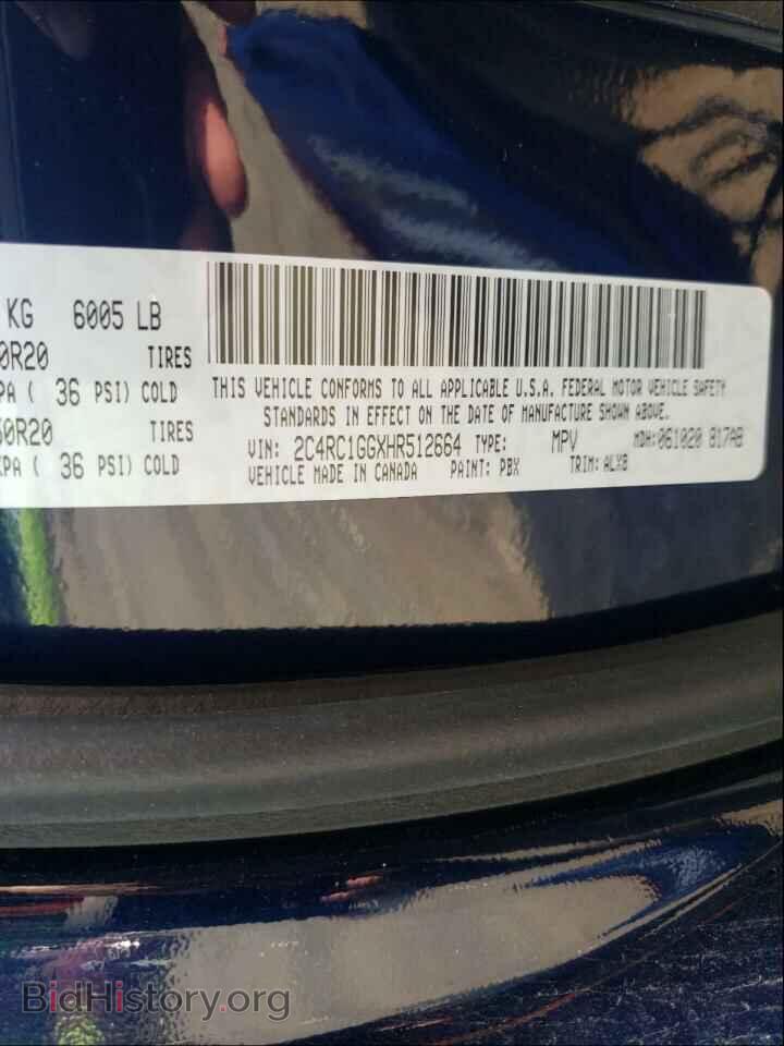 2017 CHRYSLER PACIFICA - VIN: 2C4RC1GGXHR512664 - Photo 10