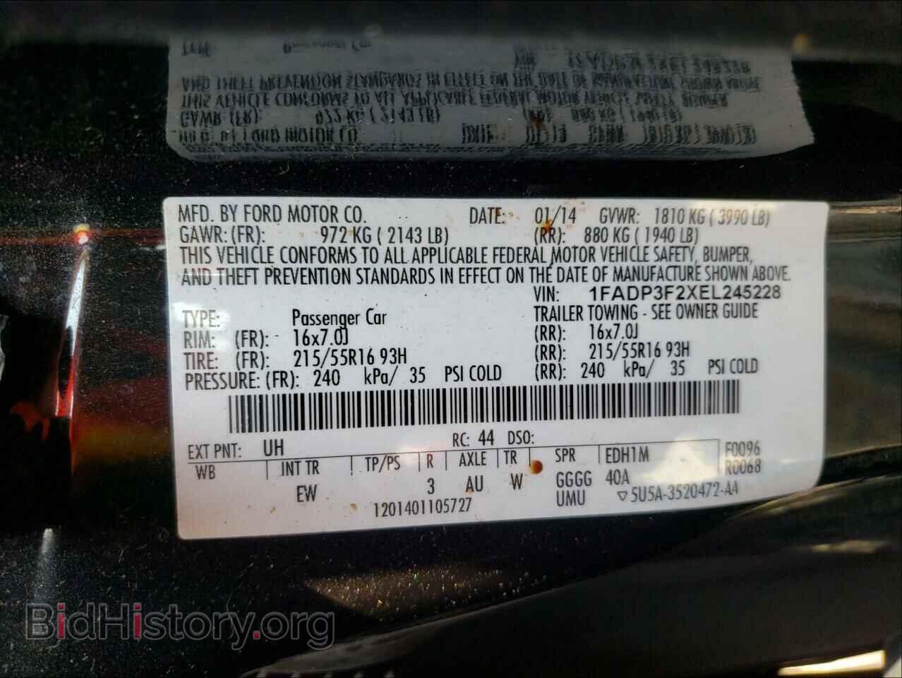2014 FORD FOCUS - VIN: 1FADP3F2XEL245228 - Photo 10