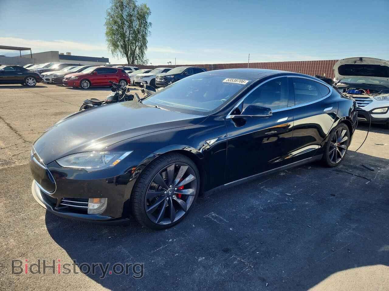 Photo 5YJSA1H16EFP37530 - TESLA MODEL S 2014
