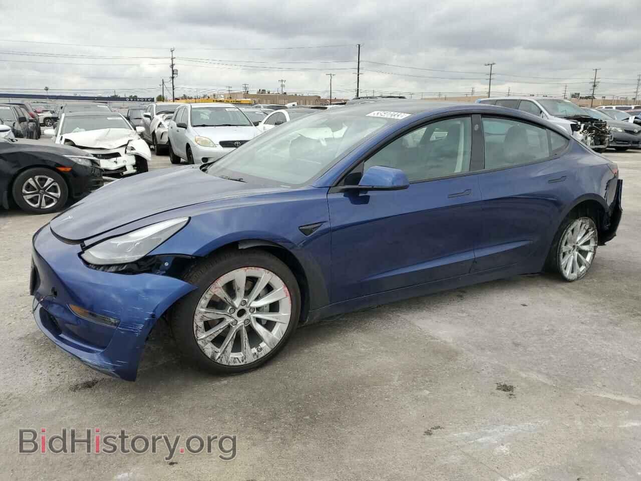 Фотография 5YJ3E1EA1NF144719 - TESLA MODEL 3 2022