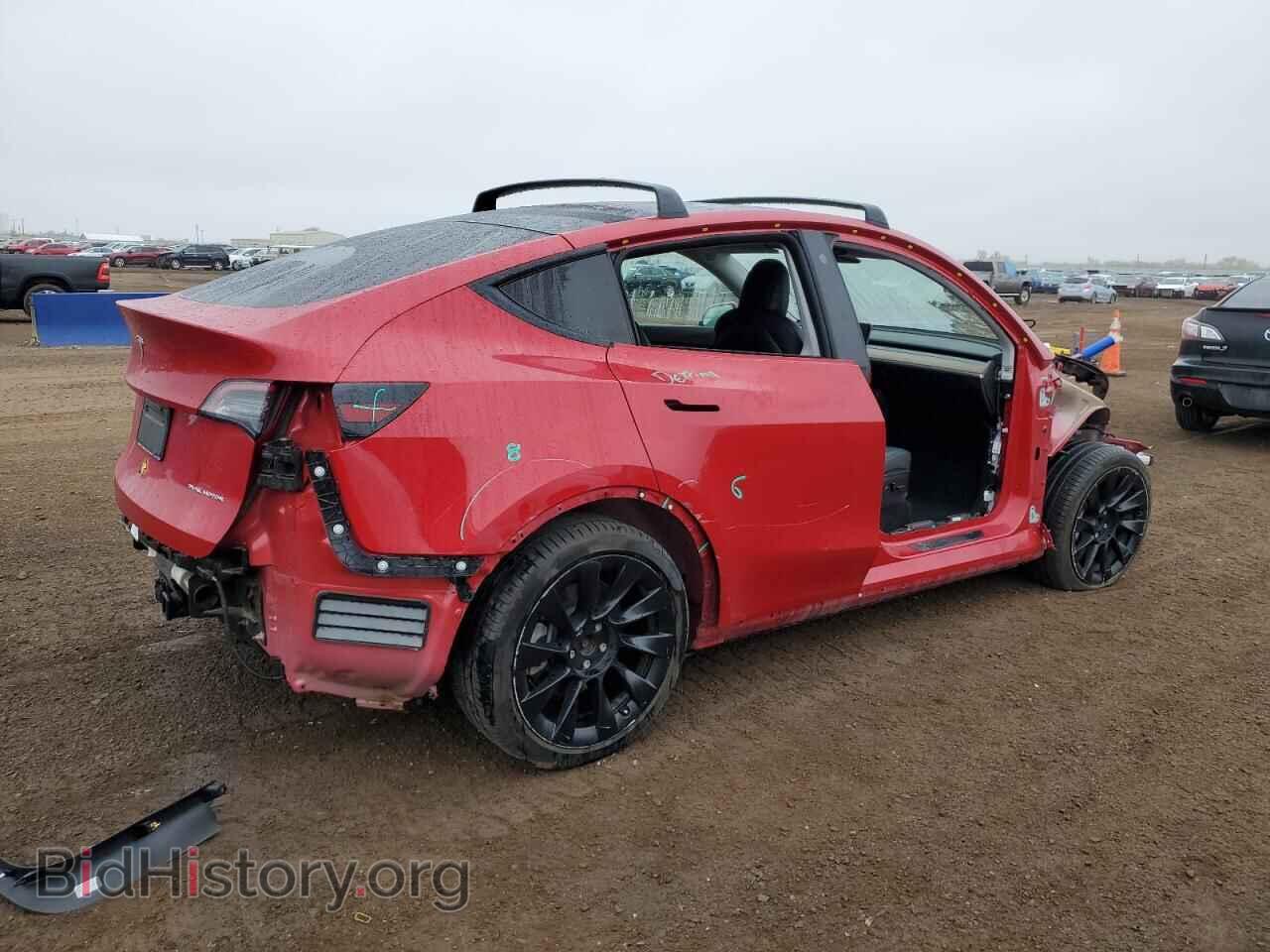 2021 TESLA MODEL Y - VIN: 5YJYGDEE9MF129582 - Фото 3