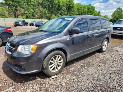 2019 Dodge CARAVAN SXT, gray — VIN 2C4RDGCG1KR516986, Copart