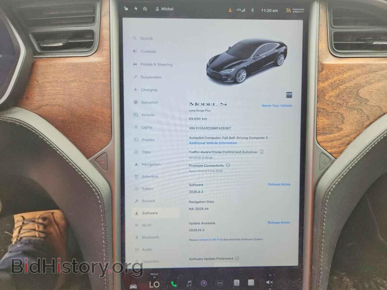 2021 TESLA MODEL S - VIN: 5YJSA1E26MF426367 - Photo 9
