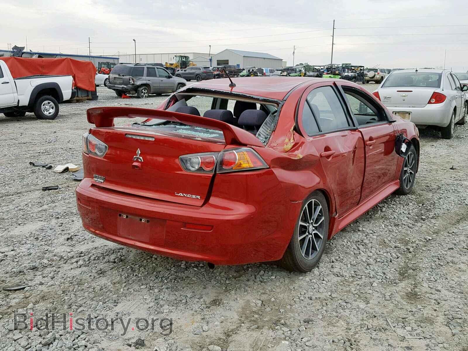 2017 MITSUBISHI LANCER - VIN: JA32U2FU7HU003886 - Фото 4