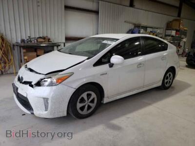 2013 Toyota PRIUS, white — VIN JTDKN3DU9D5651158, Copart